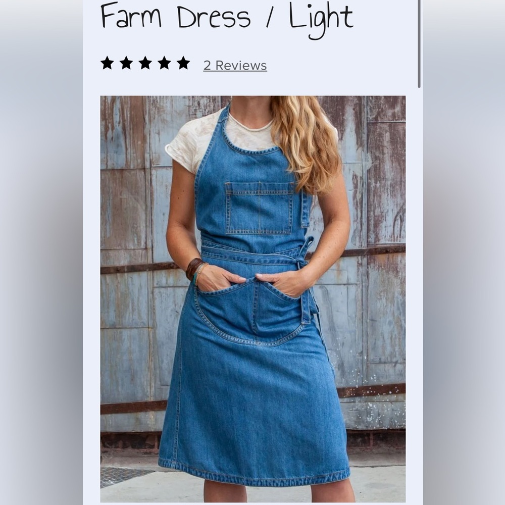 TOVE WEAR - Light Blue Farm Dress